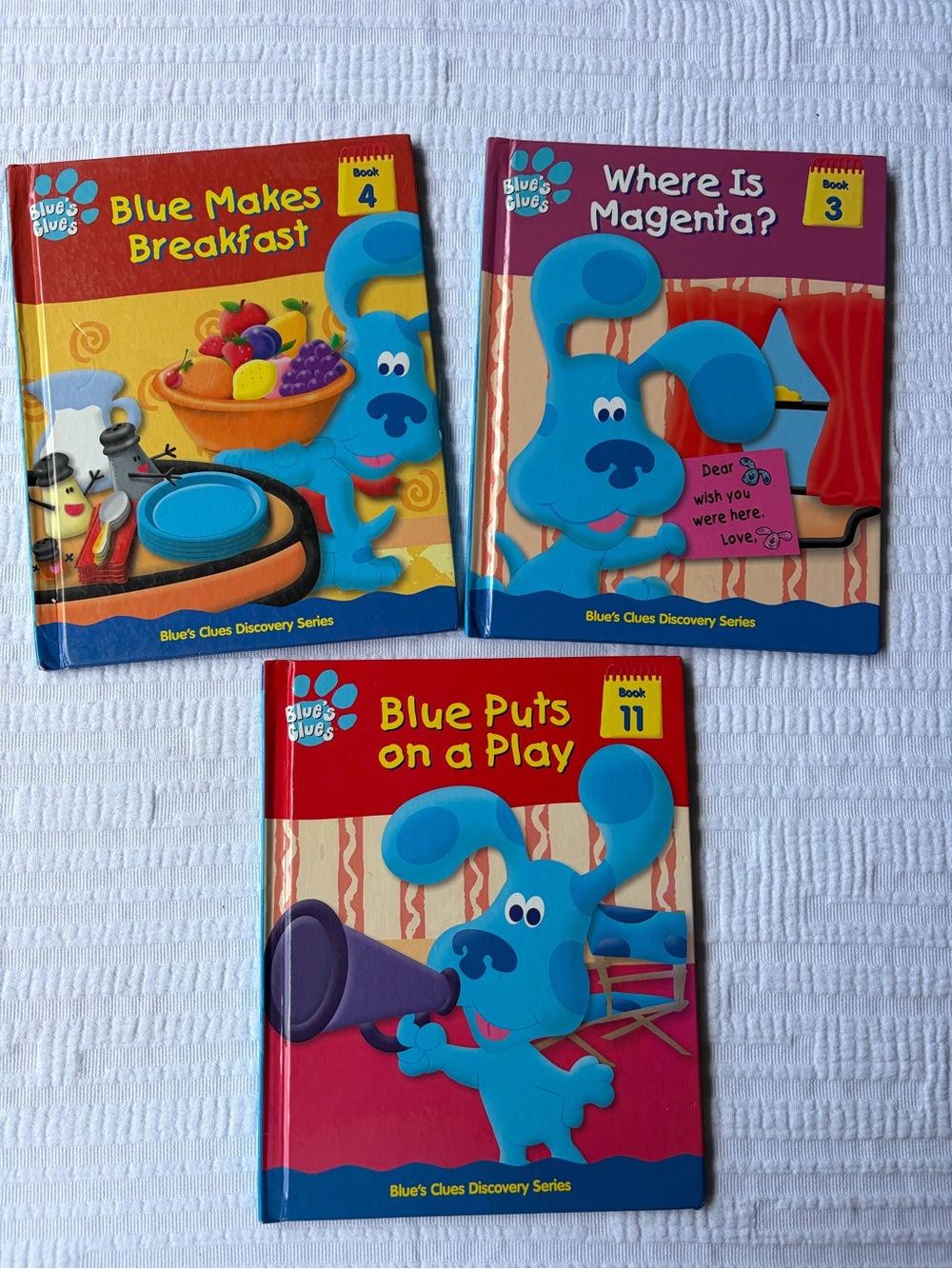 Vintage Blue’s Clues Board Book Set of 3 (2000)